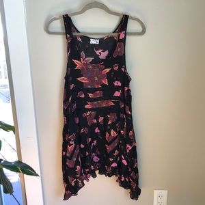 Intimately Free People sleeveless woven floral top